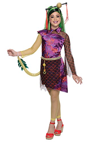 Monster High - Disfraz de Jinafire para niña, infantil 8-10 años (Rubie's 886701-L)