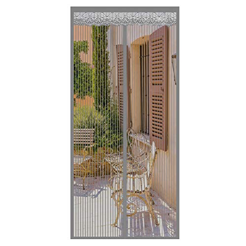 Mosquitera Puerta Magnetica 85x245cm Que Evita el Paso de Insectos Puerta Mosquitera sin Taladrar Fácil de Instalar para Puertas de Salón, Balcón, Corredor, Gris Mosquitera Puerta Magnetica 85x245cm Que Evita el Paso de Insectos Puerta Mosquitera sin Taladrar Fácil de Instalar para Puertas de Salón, Balcón, Corredor, Gris