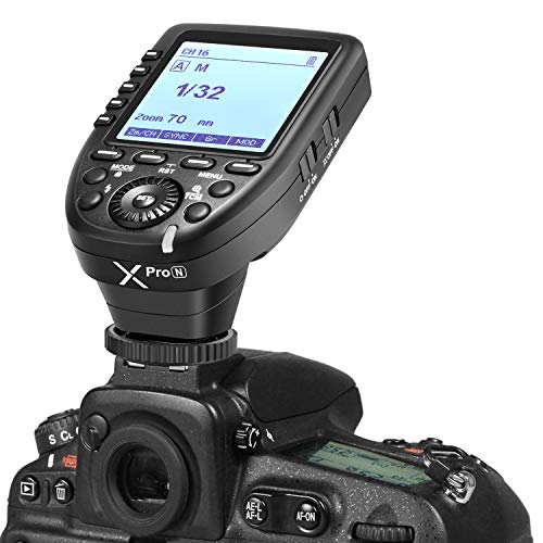 Neewer Transmisor de Disparo Flash Inalámbrico Xpro-N TTL Compatible con Nikon 1/8000s HSS Función Conversión Manual TTL 5 Botones Grupo Dedicados 11 Funciones Personalizables