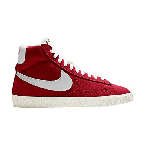 Nike Zapatos Niños Blazer Mid Suede (GS) Gym Rojo DA4672-600, (Rojo gimnasio/vela/naranja total/blanco.), 37 EU
