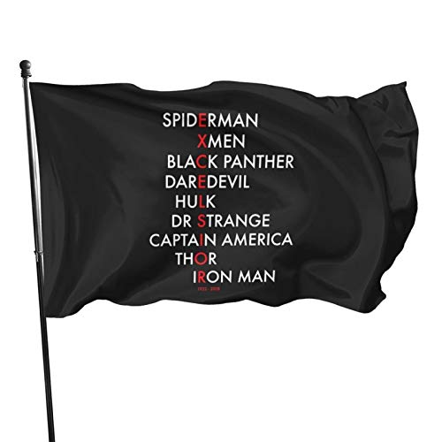 None/Brand Excelsior - Bandera de Stan The Man Lee, 9 x 1,5 m