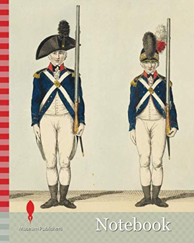 Notebook: Coloured Engraving, Birmingham Loyal Association, 05, 09, 1799, Engraver: E Rudge, After: S W Fores, Showing uniforms and weapons of three ... Grenadier. Battalion and Light Infantry