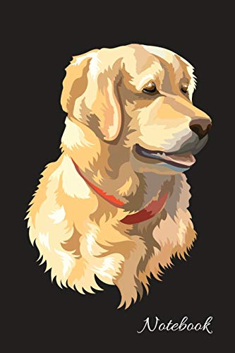 Notebook: Cute Golden Retriever, Blank Lined Journal Notebook, College Ruled Size 6" x 9", 110 Pages, Gift for Dog Lovers and Pet Owners - Cute Dog Notebook (Volume 3)