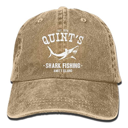 Nueva gorra de béisbol Jeans Quints de moda antigua Tiburón Tiburón Escalada, senderismo, ciclismo Sombreros