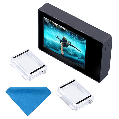 Pantalla LCD de 2 pulgadas para GoPro Hero 4, 3+, 3 y 2, de SupTig, no táctil, con funda impermeable Pantalla LCD de 2 pulgadas para GoPro Hero 4, 3+, 3 y 2, de SupTig, no táctil, con funda impermeable