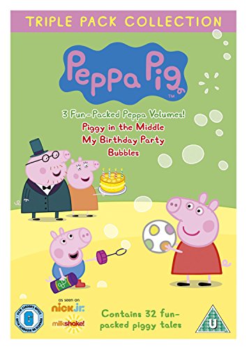 Peppa Pig Triple (Piggy in Middle, Birthday Party, Bubbles) 3 Disc Vol 4-6 [Reino Unido] [DVD]