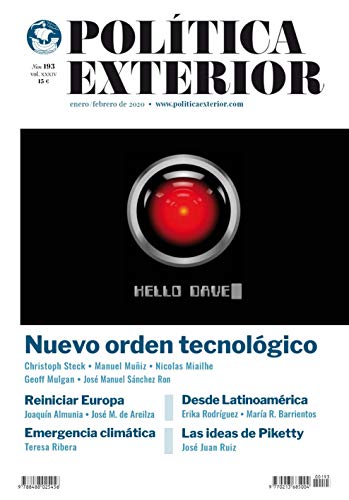 Política Exterior Nº193 -Enero/Febrero 2020 Política Exterior Nº193 -Enero/Febrero 2020