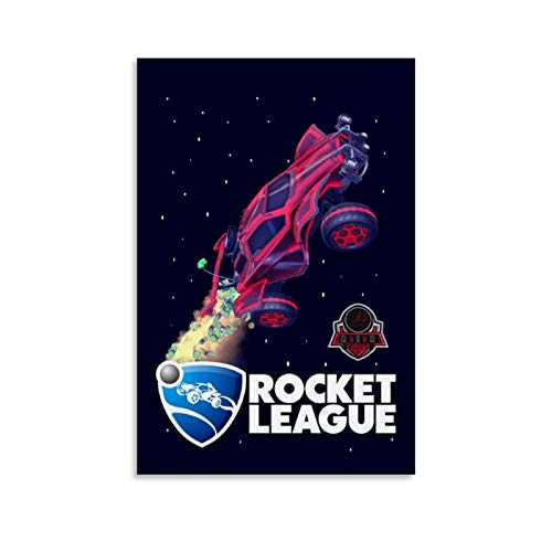 Póster del juego Theblaze6799 Rocket League - Lienzo decorativo para pared (20 x 30 cm)