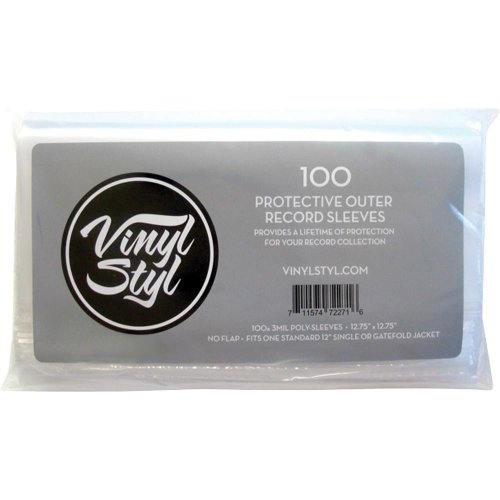 Protective Outer Records Sleeves - 100 Pack