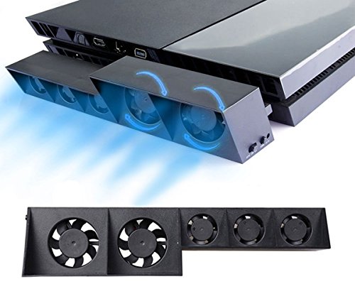 PS4 Turbo refrigerador ventilador de refrigeración - ElecGear Control De La Temperatura Del Súper USB Cooling Fan Cooler para Sony PlayStation 4