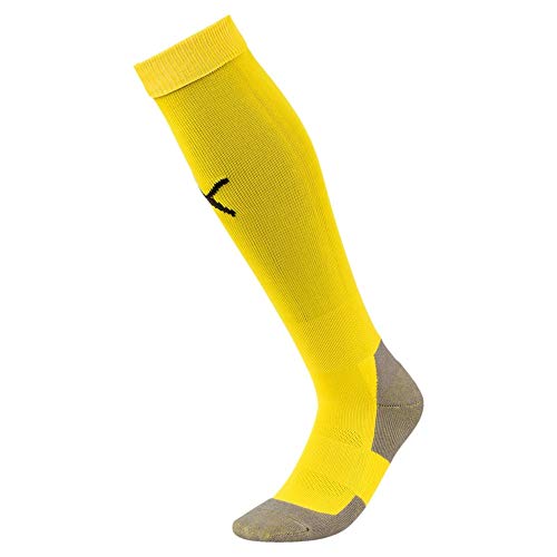 Puma Liga Socks Core, Calcetines para Hombre, Amarillo (Cyber Yellow/Black), 39-42 (Talla del fabricante: 3)