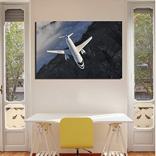 Puzzle 1000 Piezas Avión Airbus Puzzle 1000 Piezas paisajes Gran Ocio vacacional, Juegos interactivos familiares50x75cm(20x30inch)