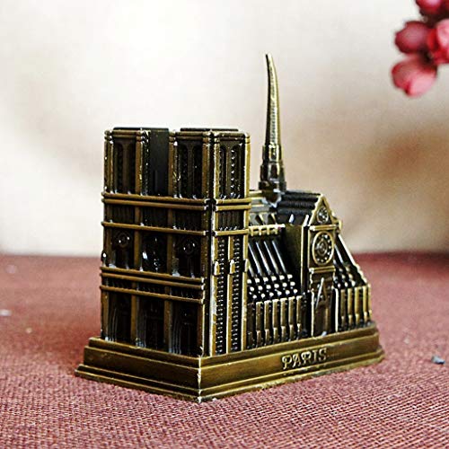 QIANGU Estatuas, Catedral, Notre Dame DE Paris, Modelo 3D, artesanía de Metal, Regalos de Recuerdo de Turismo de Francia