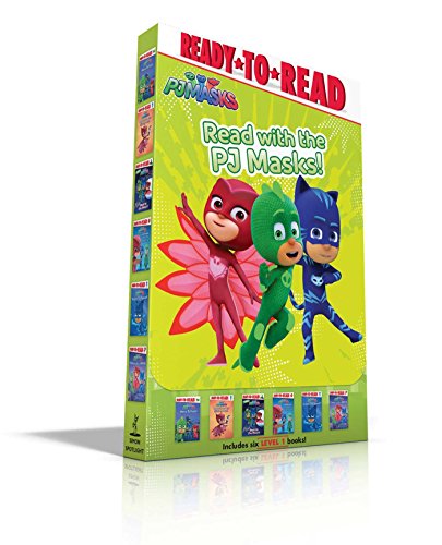 Read with the Pj Masks!: Hero School; Owlette and the Giving Owl; Race to the Moon!; Pj Masks Save the Library!; Super Cat Speed!; Time to Be a: Hero ... Be a Hero (PJ Masks: Ready to Read, Level 1)