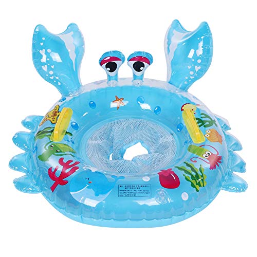 Rodipu Barco de natación, Anillo de natación Lindo de PVC no tóxico, Respetuoso del Medio Ambiente Adorable para la Ducha Infantil Natación del bebé(Blue)