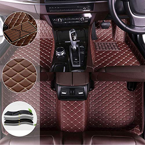 SADGE Alfombrillas De Coche para Dodge Viper 2003-2008 Forro De Piso Completamente Rodeado Todo a Prueba De Agua Impermeable Antideslizante Alfombrilla Trasera Personalizada