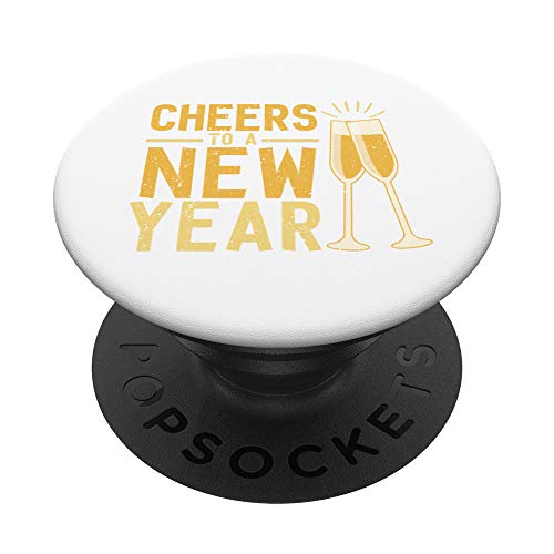 Saludos en la víspera del Año Nuevo, lindo regalo de celebra PopSockets PopGrip: Agarre intercambiable para Teléfonos y Tabletas