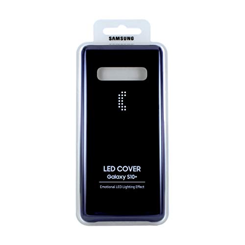 Samsung EF-KG975, Led Cover, Funda Oficial para Samsung Galaxy 10+, Negro