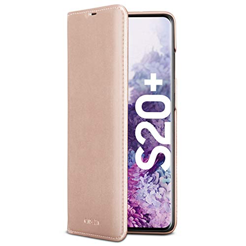 Samsung Galaxy S20 Plus Funda Rosa Oro - CASEZA Tipo Libro Piel PU Case Cover Carcasa Plegable Cartera Oslo Piel Vegana Premium para Galaxy S 20+ 5G Original - Ultrafina con Cierre Magnético Samsung Galaxy S20 Plus Funda Rosa Oro - CASEZA Tipo Libro Piel PU Case Cover Carcasa Plegable Cartera Oslo Piel Vegana Premium para Galaxy S 20+ 5G Original - Ultrafina con Cierre Magnético