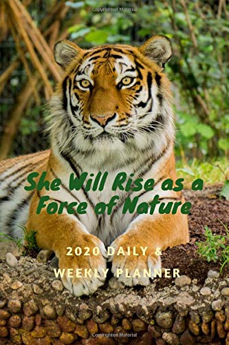 She Will Rise as a Force of Nature: 2020 Daily and Weekly Planner