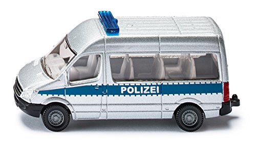 SIKU-Blister 0804 Autobús de policía Miniatura (Escala 1:55), Color Plata