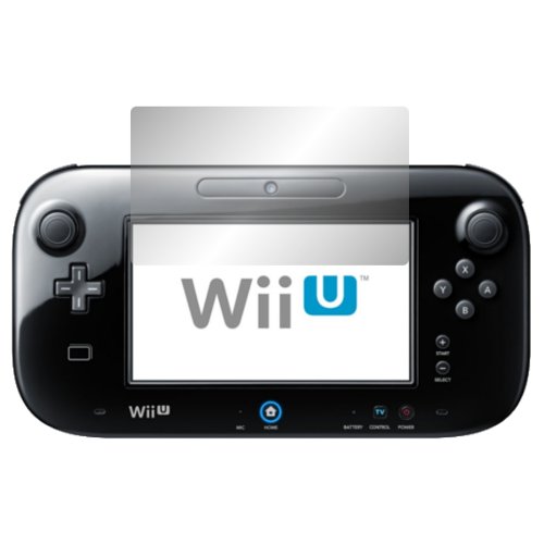 Slabo 2 x Protector de Pantalla Compatible con Wii U (Controller) lámina Protectora Ultra Transparente