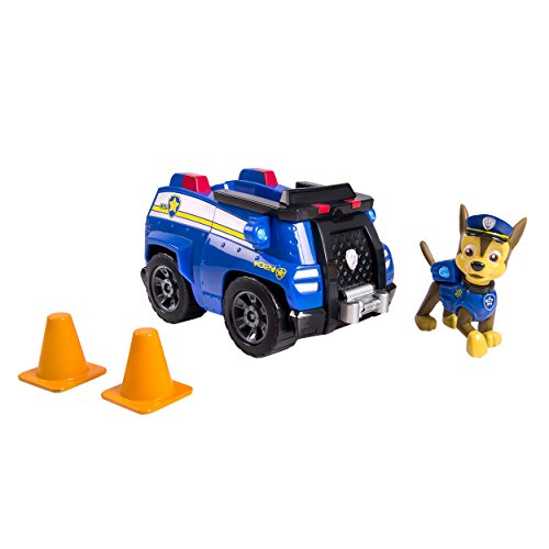 Spin Master Paw Patrol – Chase y su Camión Policía – Vehículo y Figura La Patrulla Canina