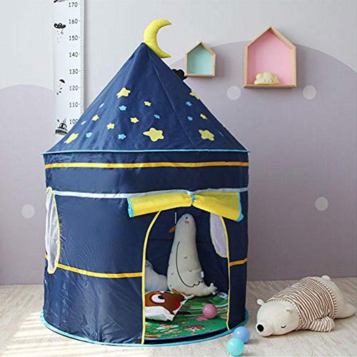 succeedw Castillo De La Princesa Tienda De Campaña para Niños Grandes Casa De Juego Princess Tent Girls Casa De Juegos Grande Kids Castle Play Tienda De Campaña Carpa con 15.35x14.57x1.57i