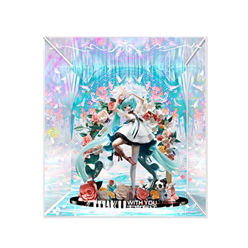 SUH FEBE Miku Hatsune Miku- EL Futuro Tiene Usted DE 2019 Modelo Modelo Especial DE Pantalla Especial LED FIGO DE LUZ Hecho Hecho a Mano Figura de PVC Modelo GK Cuadro de Polvo