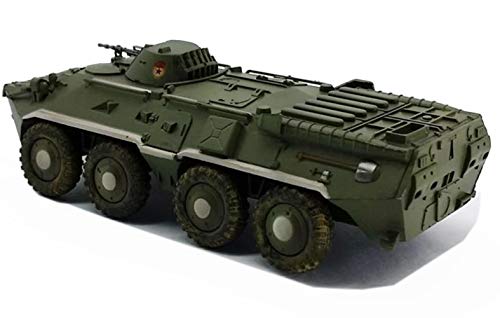 SY-Heat Modelo de Coche Militar, BTR-80 Coche blindado 1:72 Modelo Militar Colección Replica de Juguete de Regalo conmemorativo