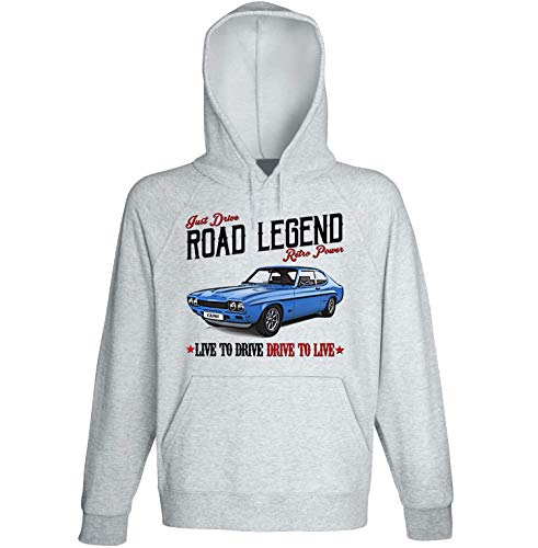 Teesandengines Ford Capri RS 2600 Sudadera con Capucha Size Small