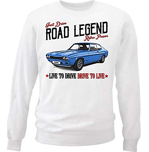 Teesandengines Ford Capri RS 2600 Sudadera Size Xxlarge