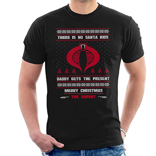 The Enemy Cobra Christmas Knit Pattern GI Joe Men's T-Shirt