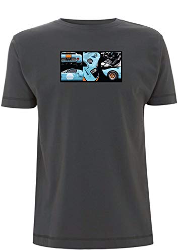 Time 4 Tee Gulf GT40 T Shirt Classic Ford Race Car Le Mans 24 horas Vintage Supercar Montage Picture
