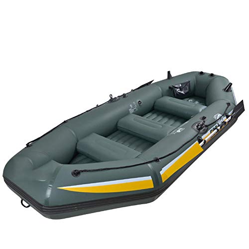 Topashe lancha motora Kayak,Bote Inflable Engrosado, Bote de Goma PVC-1.92m,Engrosado Bote Inflable de