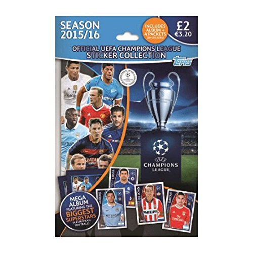 Topps UEFA Champions League 2015/2016 Adhesivo Starter Pack