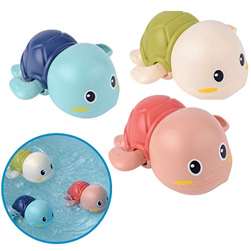 Tortuga de Cuerda para Bebé Baño Juguetes para Niños, Set de 3, Certificado Libre de BPA y Sin Contaminantes, Sin Moho, a Partir de 6 Meses, Ejercicios Habilidades Motoras Finas y Fuerza de Agarre Tortuga de Cuerda para Bebé Baño Juguetes para Niños, Set de 3, Certificado Libre de BPA y Sin Contaminantes, Sin Moho, a Partir de 6 Meses, Ejercicios Habilidades Motoras Finas y Fuerza de Agarre