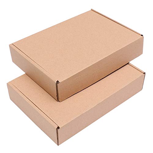 TOYANDONA 25 Piezas Caja de Envío de Cartón Pequeñas Cajas de Correo Cajas de Mudanza Embalaje Caja de Envío de Kraft para Embalaje Envío Mudanza