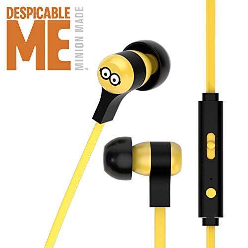 Tribe Minions - Auriculares in-ear con cable y micrófono I In-Ear estéreo para para Iphone, Android, Movil, PS4, XBOX, PC, Computador - diseño Tom