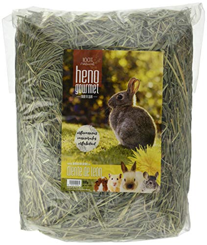 TRIXDER ESPECIALIDADES Heno con Diente de León, HENO GOURMET, 500 g, Pequeños Mamíferos