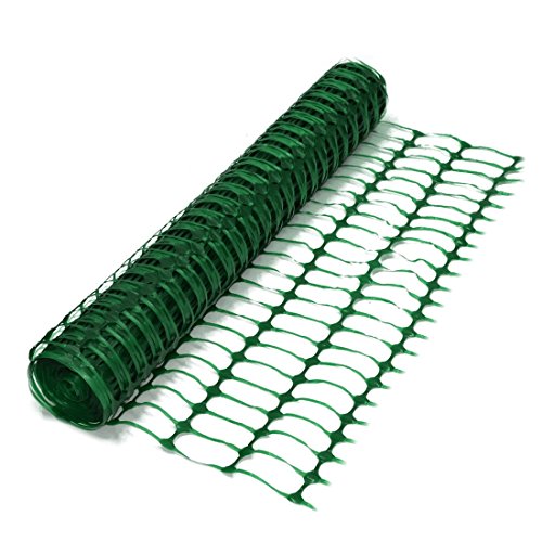 True Products B1001A - Malla de seguridad de plástico, polipropileno, 5,5 kg rollo, verde, mediano, 50 m (5000 x 100 x 0.1 cm)