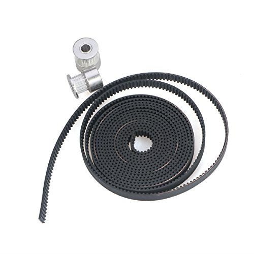 UEETEK Polea de aluminio 16T y Correa 2Mx6MM para RepRap Impresora 3D Prusa i3-2 Piezas UEETEK Polea de aluminio 16T y Correa 2Mx6MM para RepRap Impresora 3D Prusa i3-2 Piezas