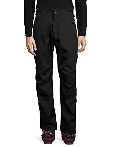 Ultrasport Basic Sobrepantalones para hombre Chris, pantalones de nieve para hombre, pantalones de invierno y pantalones funcionales, adecuados para los deportes de invierno y el día a día, Negro, M