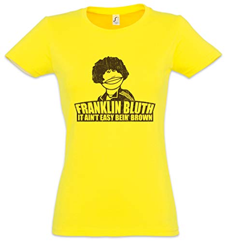 Urban Backwoods Franklin Bluth Camiseta de Mujer Women T-Shirt Amarillo Talla 2XL