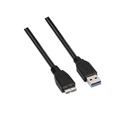 Valar Cable micro USB 3.0 A a Micro B para discos duros externos WD My Passport y WD Elements Series
