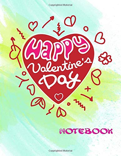 Valentines Day Qutoes Notebook: Blank Lined Journal Notebook Diary 110 Pages Size 8.5x11 Inch Glossy Cover Design White Paper Sheet ~ Journals - Journal # Diary Fast Print.