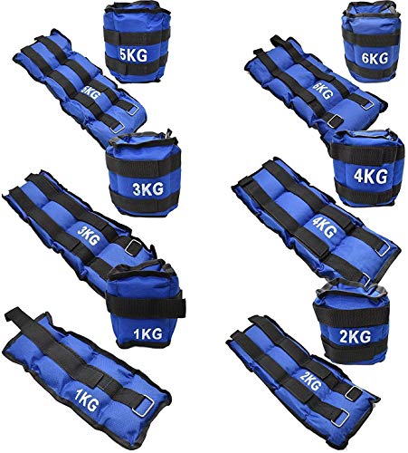Vencede Set 2 Pesas para Tobillos y muñecas Pesas para Tobillos de 0.5KG a 6KG Peso Las 2 Pesas Diferentes tamaños Transpirable Pesas Ajustables para Correr Lastres de Tobillos y muñecas (2 x 2KG) Vencede Set 2 Pesas para Tobillos y muñecas Pesas para Tobillos de 0.5KG a 6KG Peso Las 2 Pesas Diferentes tamaños Transpirable Pesas Ajustables para Correr Lastres de Tobillos y muñecas (2 x 2KG)