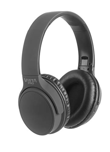 Vieta Pro Way – Auriculares inalámbricos (Bluetooth, radio FM, micrófono integrado, entrada Auxiliar, reproductor Micro SD, plegables, autonomía 40 horas) plomo Vieta Pro Way – Auriculares inalámbricos (Bluetooth, radio FM, micrófono integrado, entrada Auxiliar, reproductor Micro SD, plegables, autonomía 40 horas) plomo