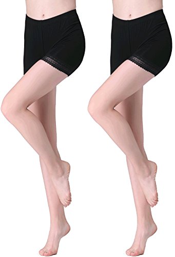 Vinconie Pantalon Corto Mujer de Vestir Short Leggings Bajo Falda Spandex Shorts