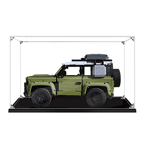 Vitrina de Acrílico para Lego 42110 Land Rover Defender, Display Case Vitrinas para Colecciones Modelismo (Solo Vitrina) (2mm)